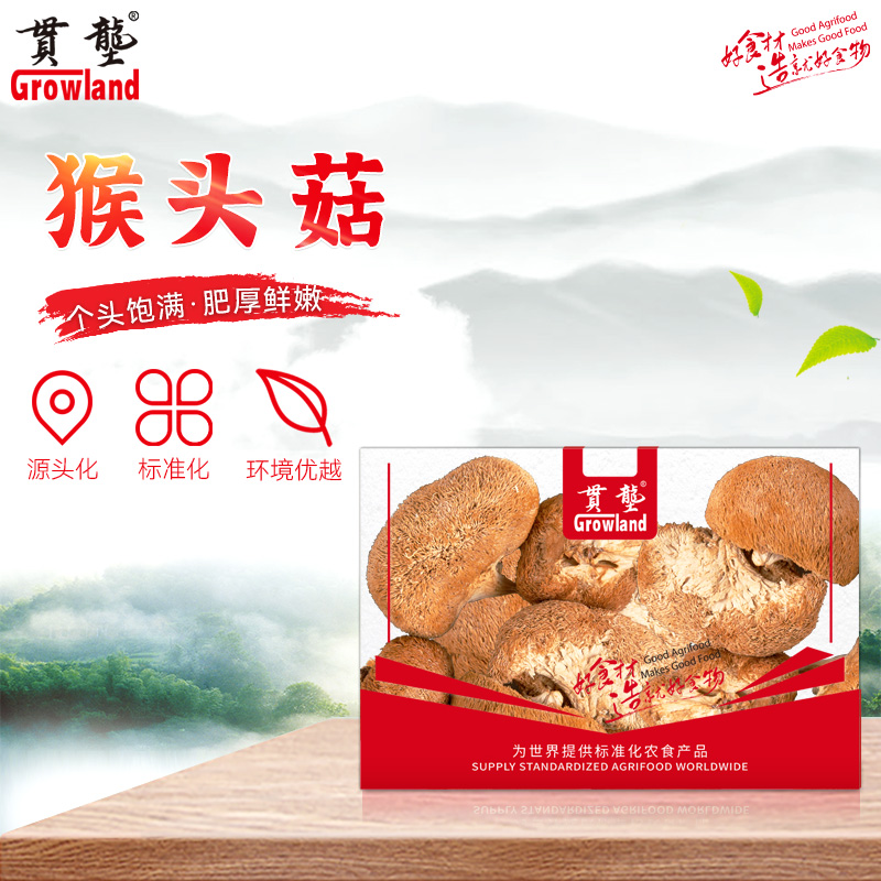 代发贯垄猴头菇礼盒装130g/盒