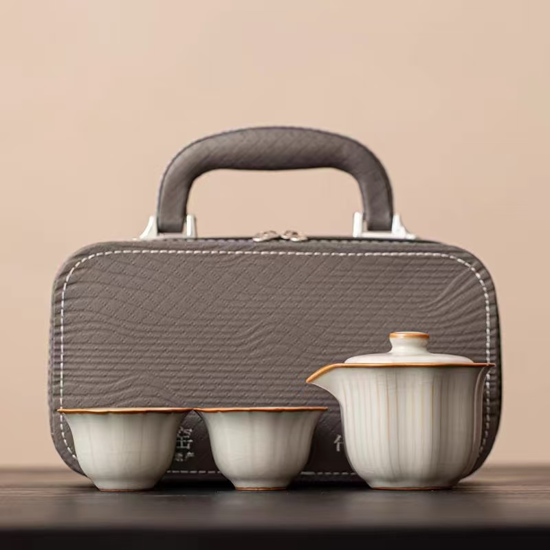 鹏翼亚黄汝窑快客杯PE7