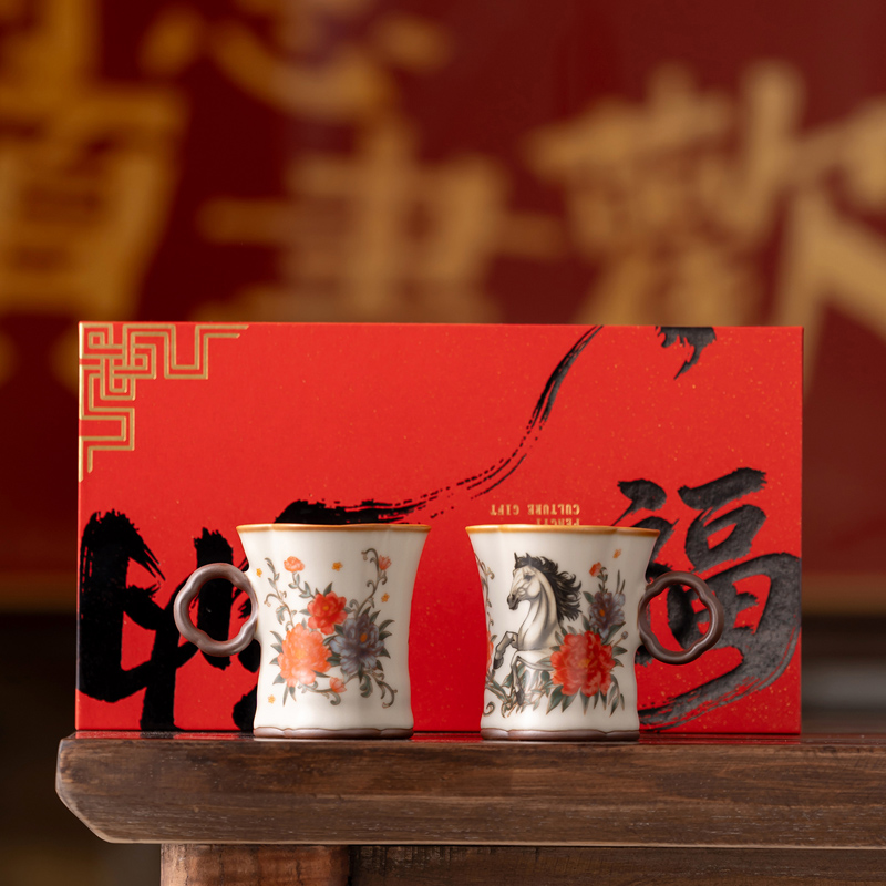 鹏翼纳福马到功成双杯PE8