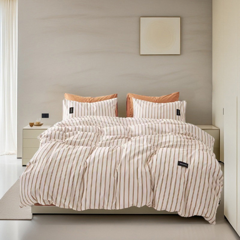 代发科朴优品KUUP纯棉四件套-时代（粉）KUUP-CM020（适合1.8M、1.5M床）