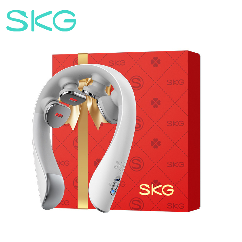 荐代发SKG颈椎按摩器K5-3尊贵云镜白