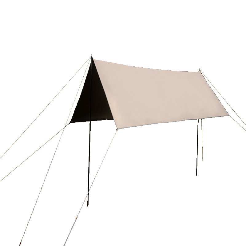 代发徽羚羊 云荫 天幕 黑胶300*300cm 卡其色 （四角）HLY-TM-23001