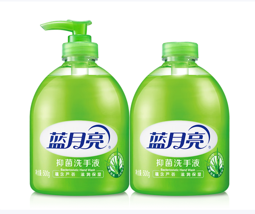 蓝月亮 抑菌洗手液500g+抑菌洗手液瓶补500g	BJC08-10000119
