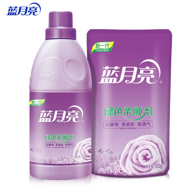蓝月亮 薰柔顺剂瓶500g+袋500g	BJC08-81000853