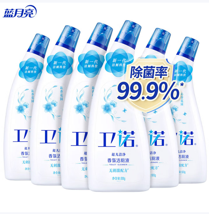 蓝月亮 500g沁香花园洁厕液*6	BJC08-81000463