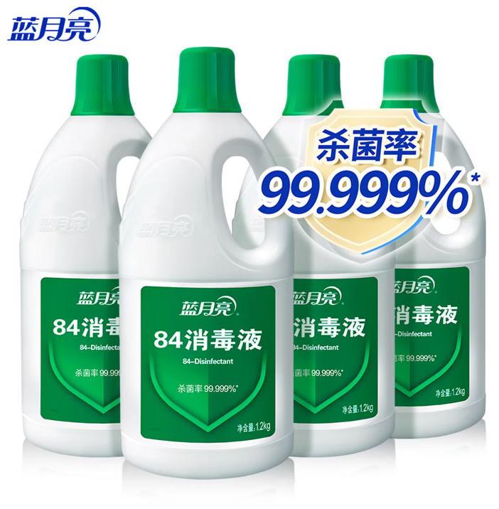 蓝月亮 84消毒液1.2kg*4	BJC08-10001039