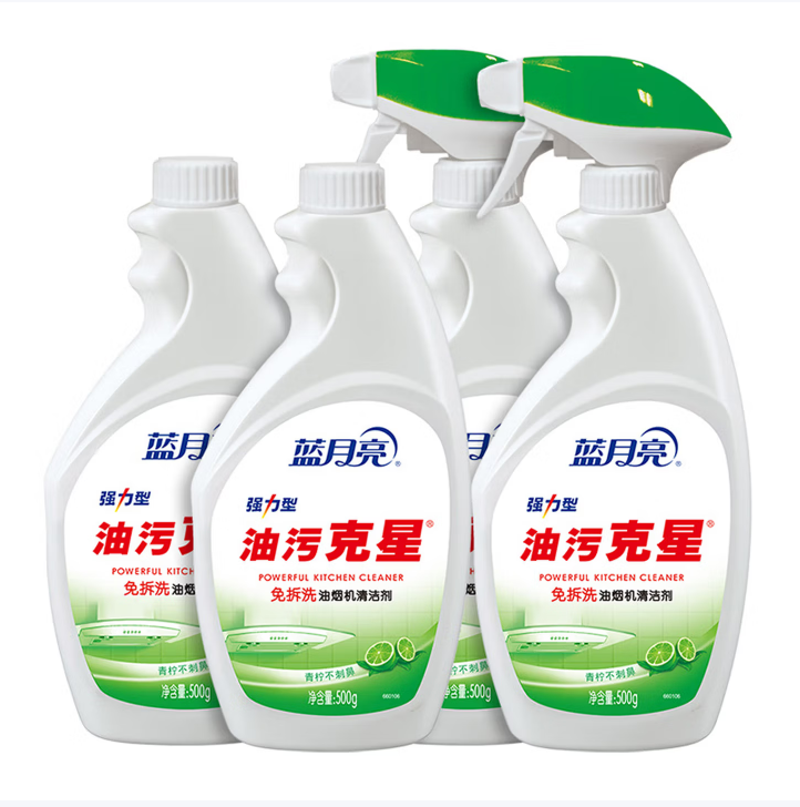 蓝月亮 青柠油污克星500g*2+瓶补500g*2	BJC08-81000749
