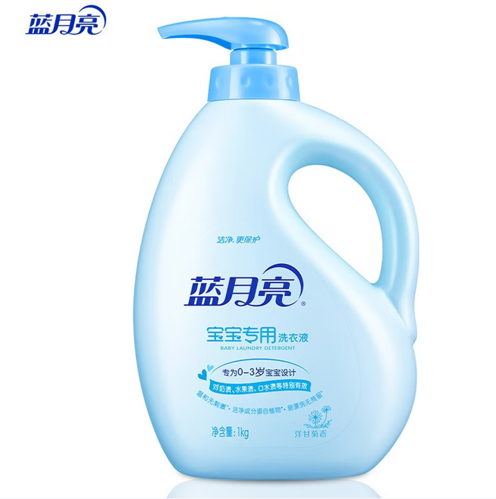 蓝月亮 洋甘菊宝宝专用洗衣液瓶 1kg	BJC08-10000732
