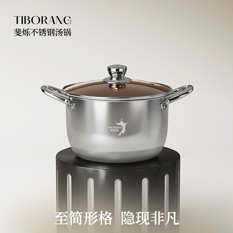 帝伯朗特丝美系列-斐烁不锈钢汤锅22cm