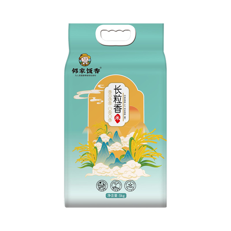 源头邻家饭香 东北大米 长粒香米 5kg/袋 真空双层包装 LJFX86-C