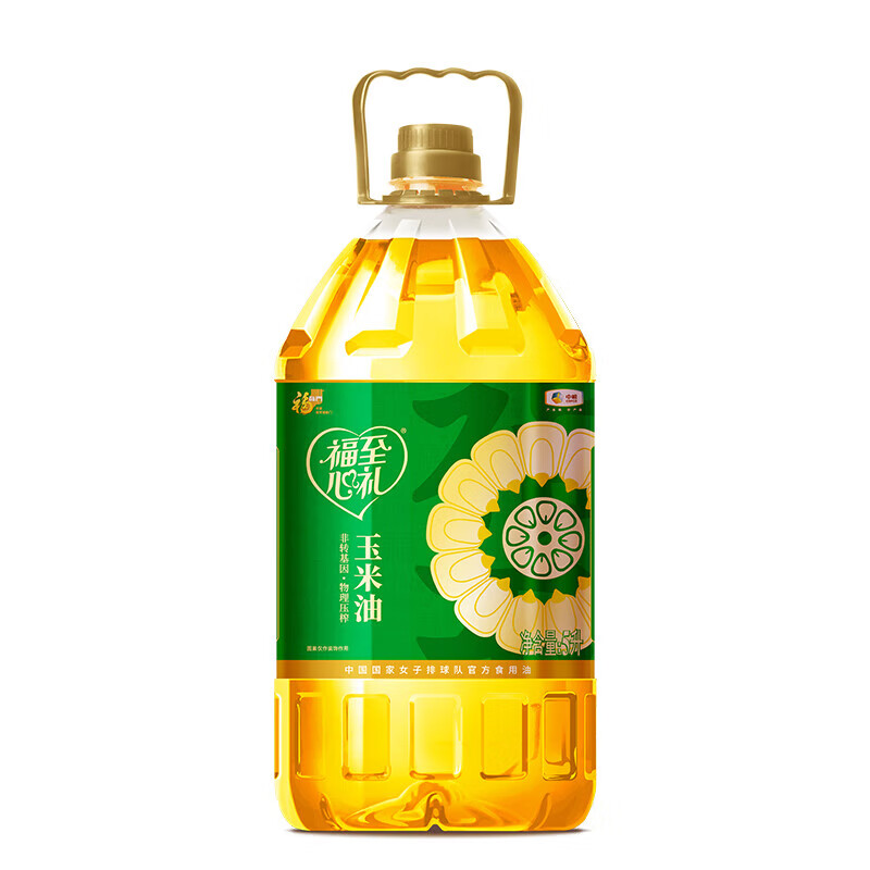 代发福临门福至心礼玉米油5L 非转基因 物理压榨 中粮出品（富含植物甾醇）