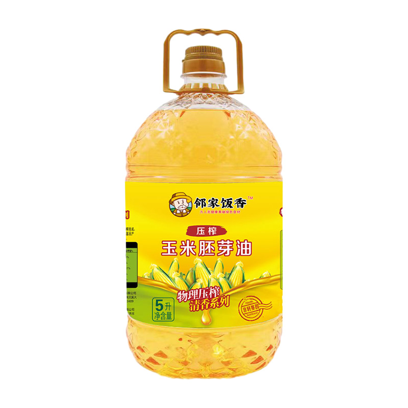源头邻家饭香 非转基因 物理压榨一级玉米胚芽油 5L/桶 LJFX135-Y