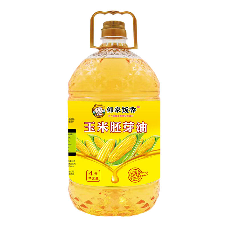 源头邻家饭香 非转基因 物理压榨一级玉米胚芽油 4L/桶 LJFX129