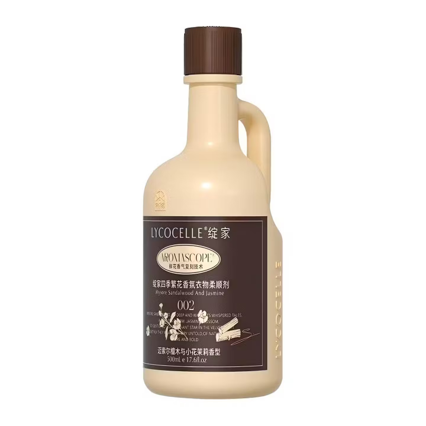 代发绽家四季繁花香氛衣物柔顺剂500ml（迈索尔檀木与小花茉莉）