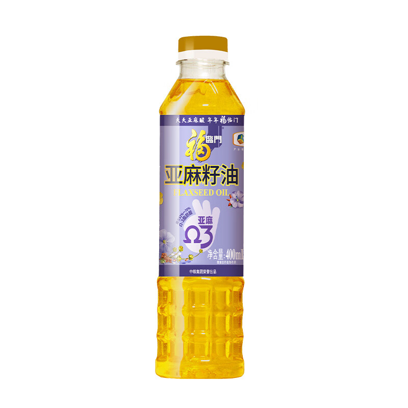 源头福临门亚麻籽油400ml
