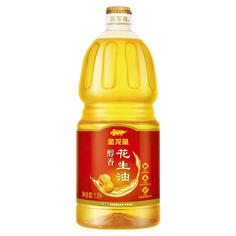 源头金龙鱼醇香花生油1.8L