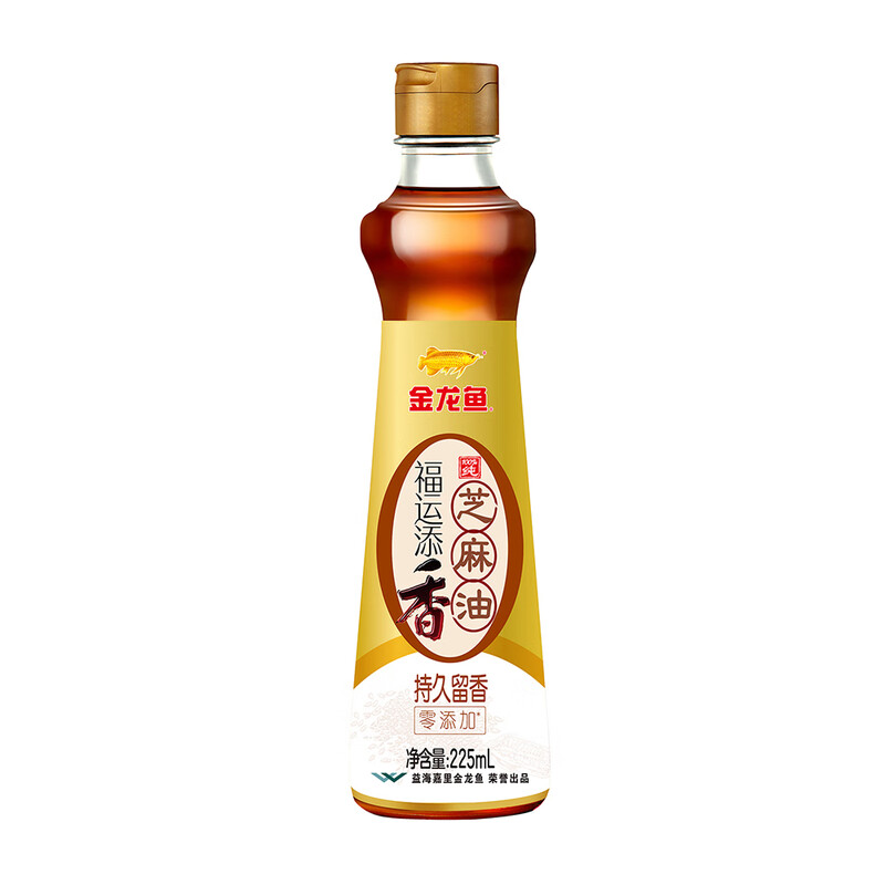 源头金龙鱼福运添香芝麻油225mL