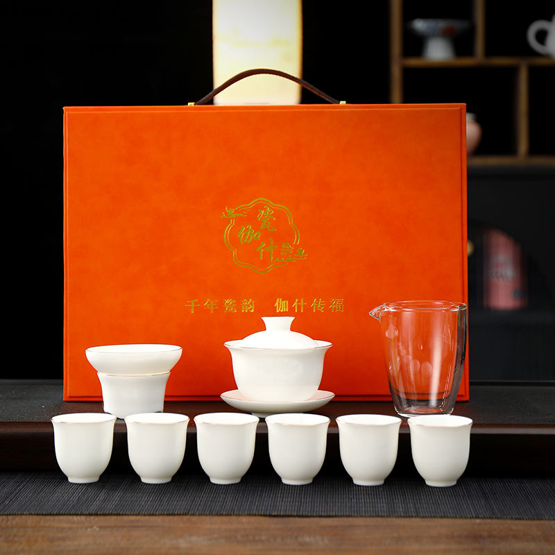 源头瓷伽什天高云阔茶具套装CJS-YZY-013