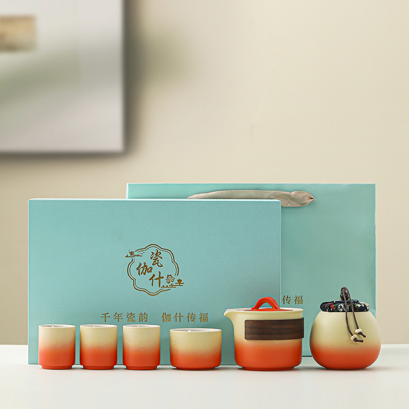 源头瓷伽什春华秋实茶具套装CJS-CUTAO-003