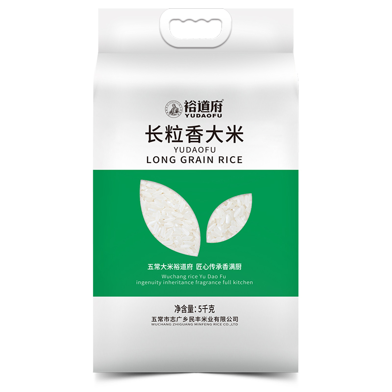 源头裕道府 大米东北大米核心产区新米 长粒香双层袋 5kg*1袋