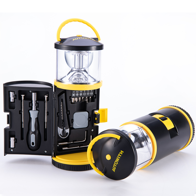 安途卫仕autowith家车两用户外灯工具箱家用车用工具箱带户外灯AW328