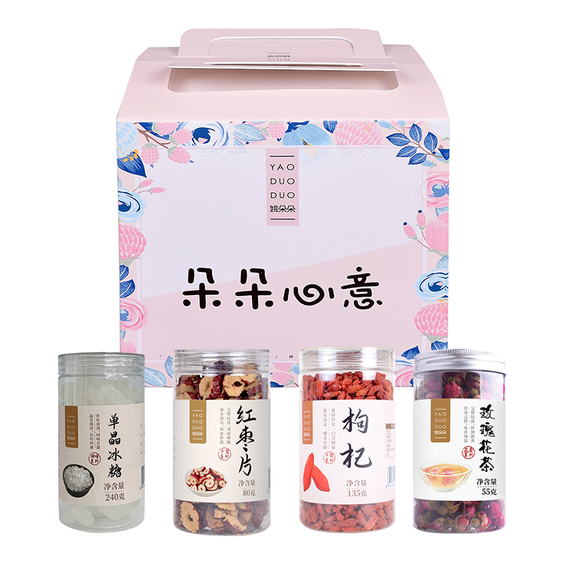 姚朵朵 朵朵心意花茶礼盒510克