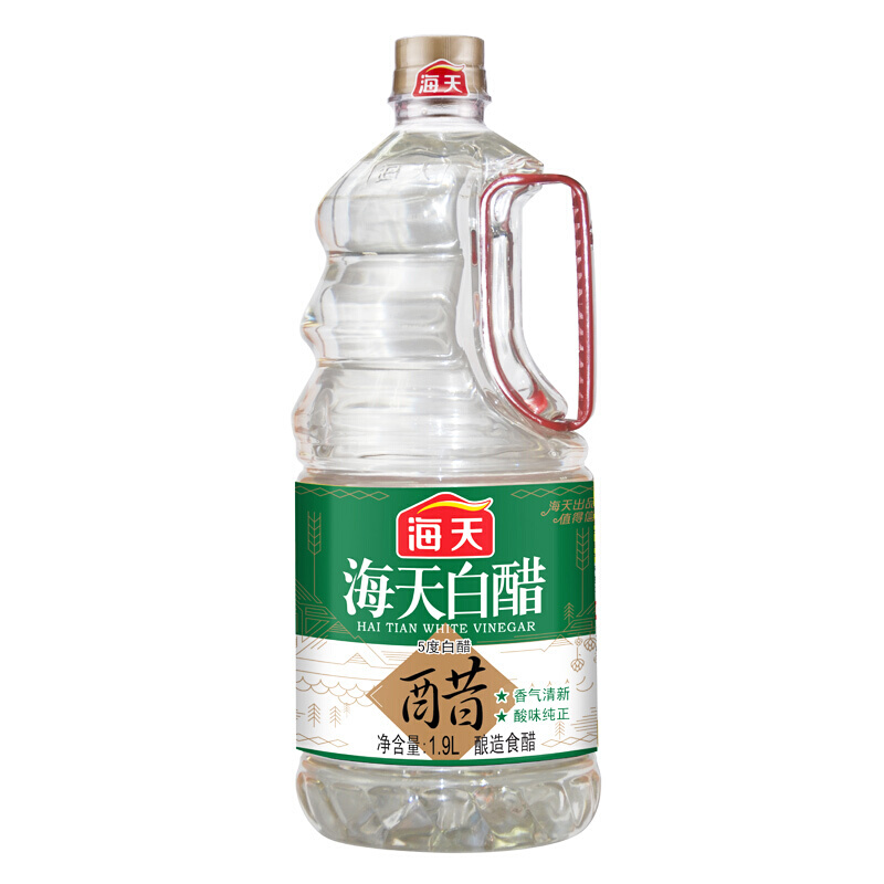 海天大容量5度白醋1.9L