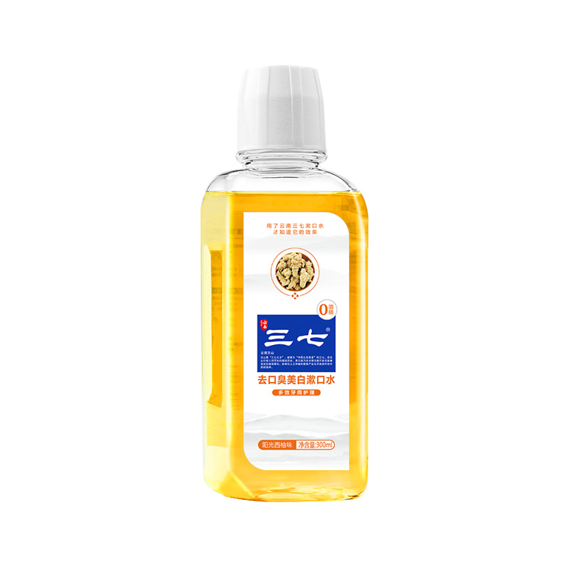 云南三七去口臭美白漱口水300ml