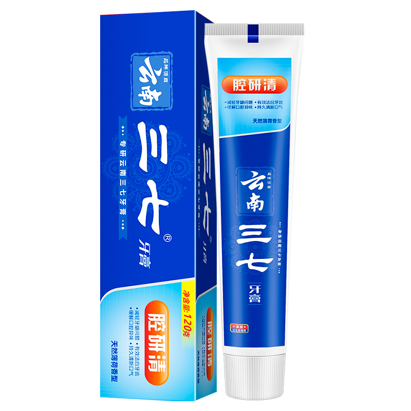 代发云南三七腔研清牙膏120g
