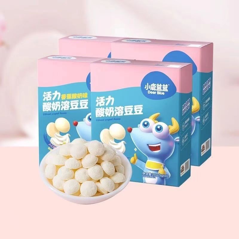 小蓝蓝蓝零食活力酸奶溶豆豆20g*3/香蕉酸奶味20g*3