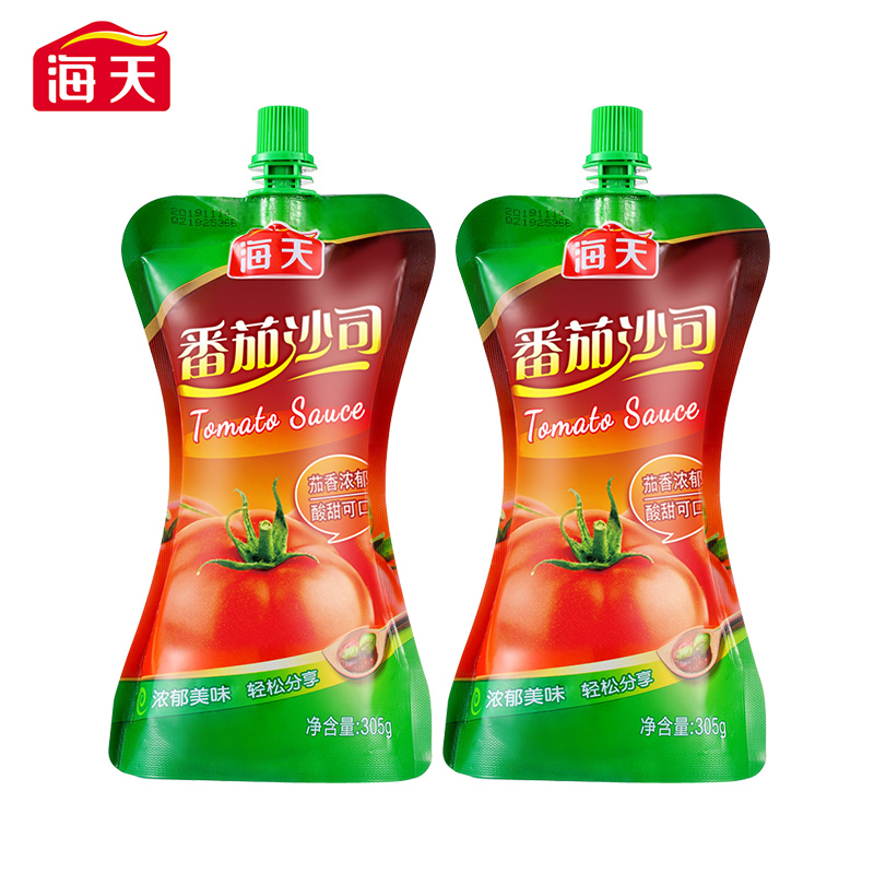 海天番茄沙司(茄汁)305g*2袋