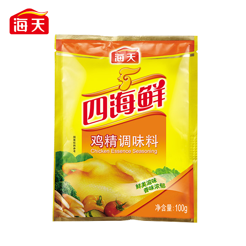 海天四海鲜鸡精加倍提鲜100g*2袋