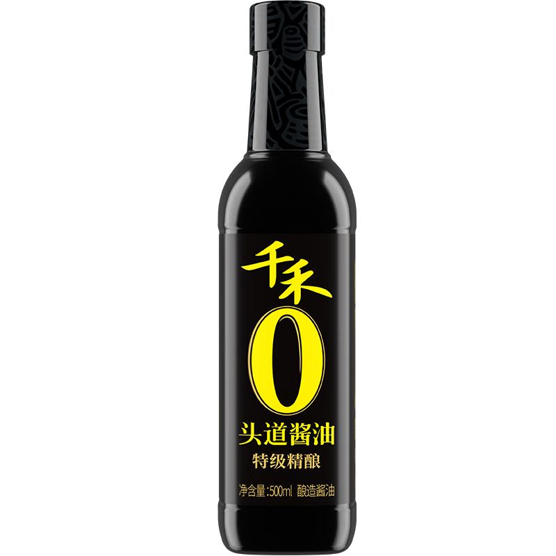 荐代发千禾头道酱油特级精酿500ml