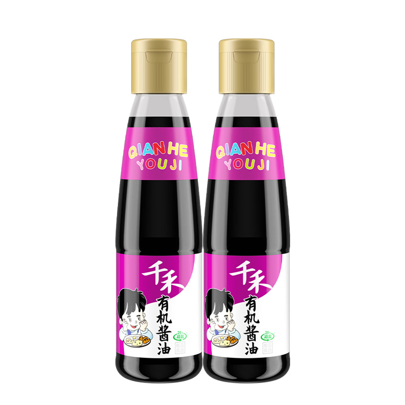 代发千禾有机酱油210mL*2瓶