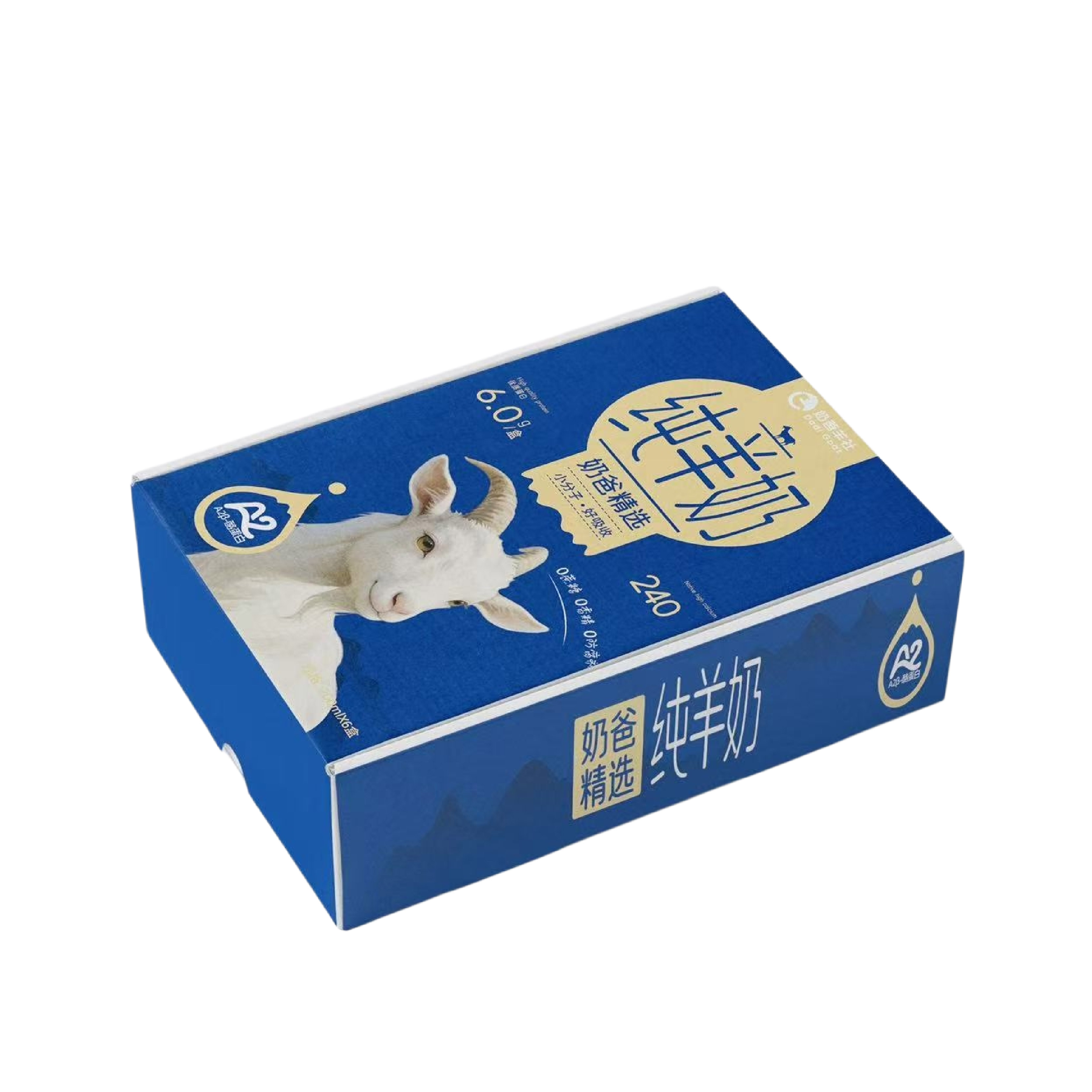 代发秦龙奶爸羊社 奶爸精选纯羊奶 200ml*6盒装