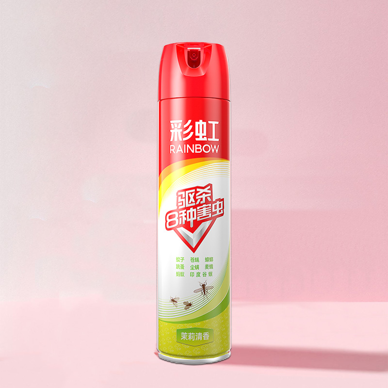 代发彩虹杀虫气雾剂600ml茉莉清香双瓶装 5212B-2