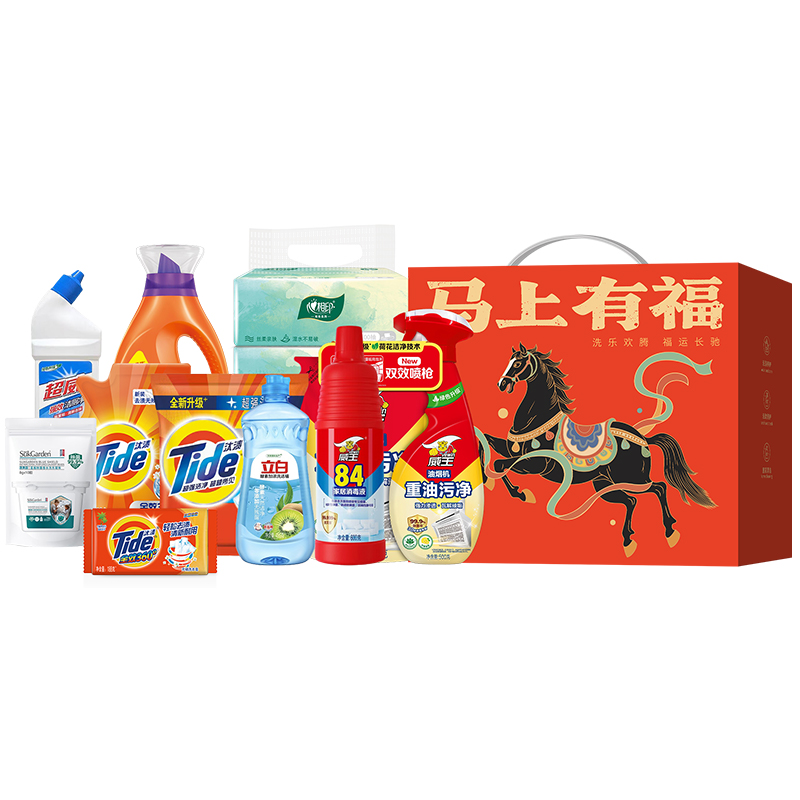 代发【宝洁】马上鸿运家清套装D (净含量 5251g)